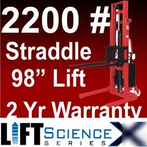 New pallet stackers straddle walkie forklift forklifts 