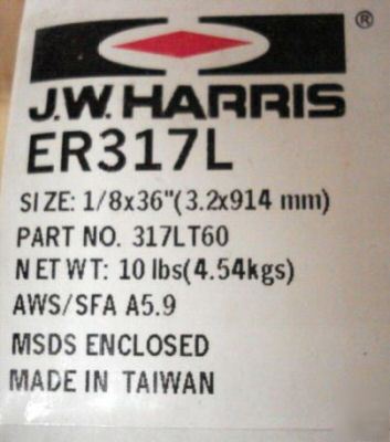 New welding wire ss alloy ER317L 1/8