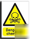Dangerous chem.300X400MM sign-adh.vinyl (wa-025-am)