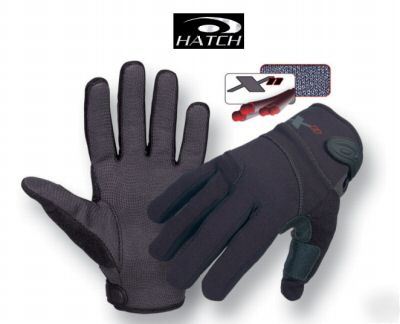 Hatch street guard X11 liner police search gloves lrg