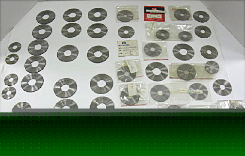 New 50 screw slotting cutter saws usa nice set thurston