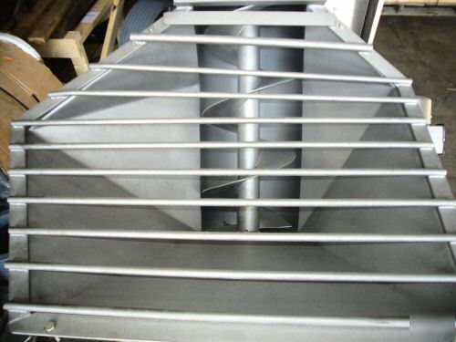 Stainless steel incline screw conveyor