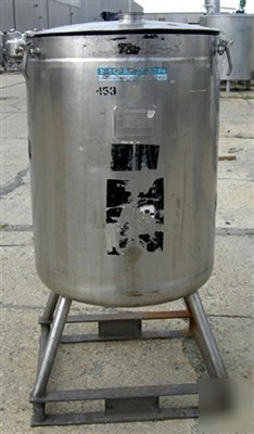 Used: walker kettle, 100 gallon, 316 stainless steel, v