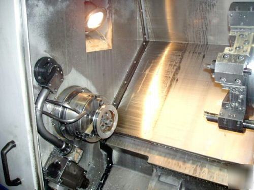 Daewoo puma 200 c-gl cnc turning center lathe robot bin