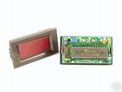 Dc 0-10A 3-1/2 digital red led amp current meter panel