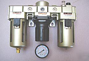 New stc pneumatic filter-regulator-lubricator combo 1/2
