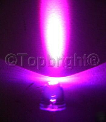 20 pcs megabright pink led 10MM 50000 mcd f/r & f/sh