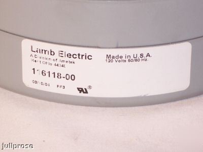 Ametek lamb electric vacuum motor 116118-00