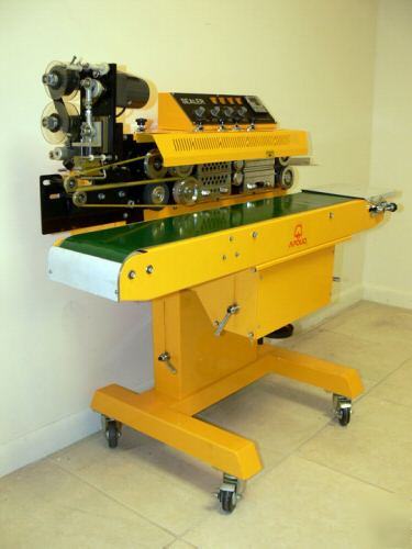 Apolo S1000 - continuous horizontal band sealer +coder