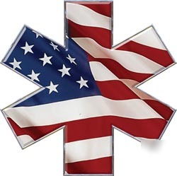 Emt ems mfr paramedic decal reflective 4