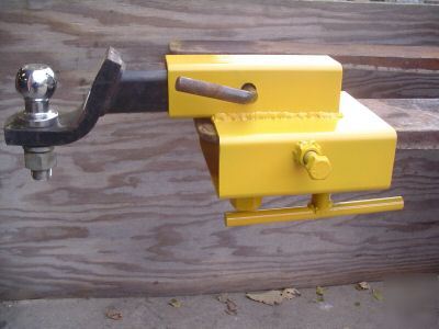 Fork lift trailer hitch receiver clark cat hyster