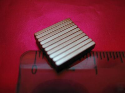 30 neodymium(rare earth ndfeb) magnets 20X4X2MM freep+p