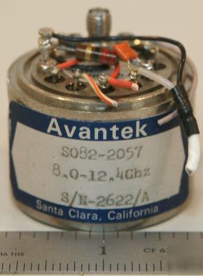 Avantek S082-2057 yig tuned oscillator 8.0-12.4 ghz