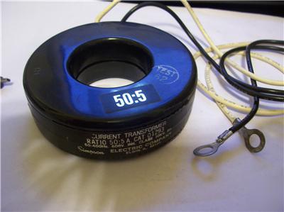 Current transformer ratio 50:5 cat 01293, nnb