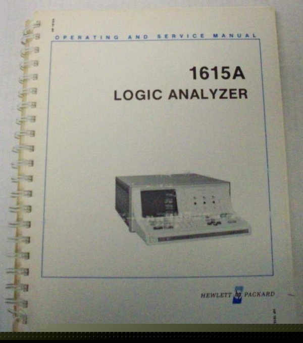 Hp 1615A logic analyzer operating and service manual