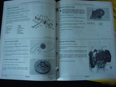 John deere repair manual 220G 250G 300G 350G trimmer