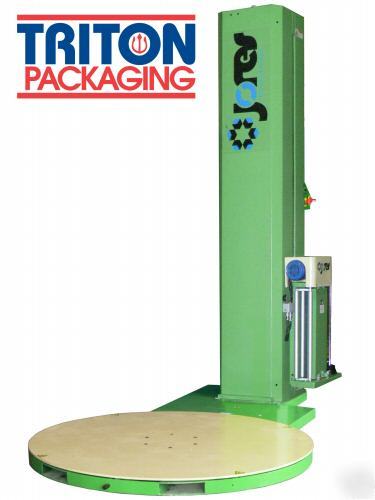 Jorestech pallet stretch wrapping machine w/pre-stretch