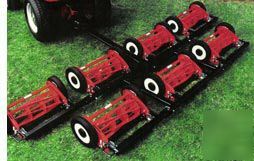 Lawn mower - reel type - 7 gang - commercial - 11' cut