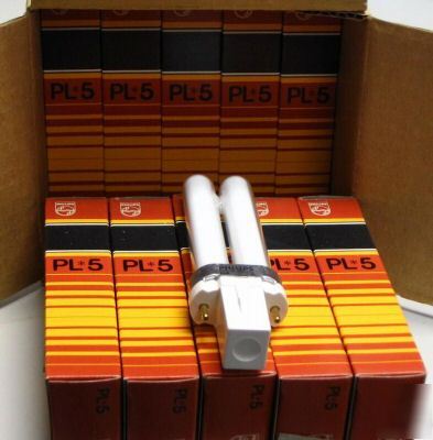 Lot of philips pl*5 5 watt light bulb/bulbs