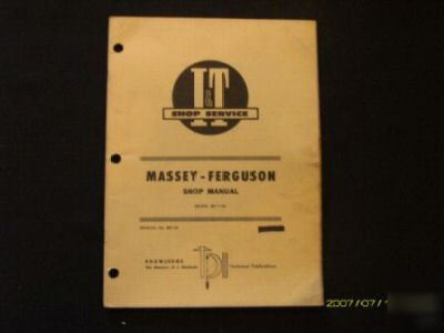 Massey ferguson i&t manual mf 1150