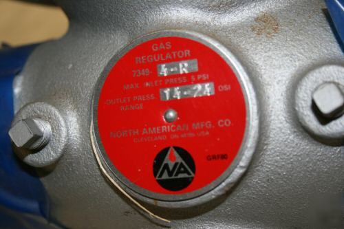 North american nat. gas pressure regulator 7349 4-r