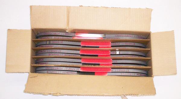 New 10 starrett 3BM24 bandsaw blades 1/2