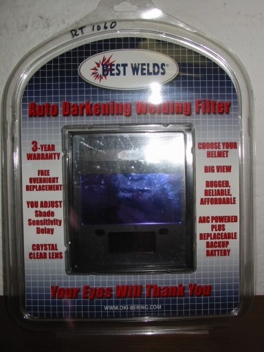 New best welds 4X5 auto-darkening lens - 