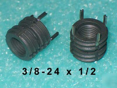 10PC locking threaded inserts 3/8-24 x 1/2