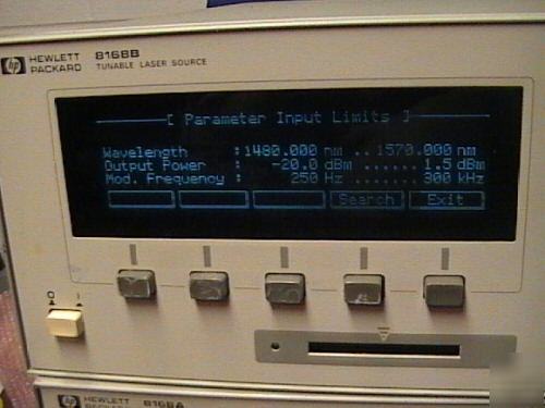 Agilent 8168B tunable laser source 1452-1582NM