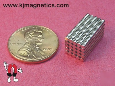 Lot of 500+ tiny neodymium disc magnets - N50