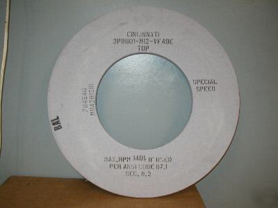 New cinci grinding wheel 3PB801M12VF4BE 24 x 1 x 12 