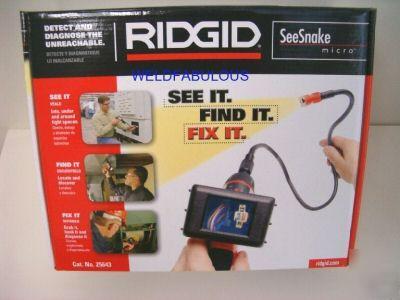 New ridgid 25643 seesnake micro inspection camera 