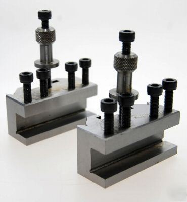 Two spare holders for myford type quickchange toolpost