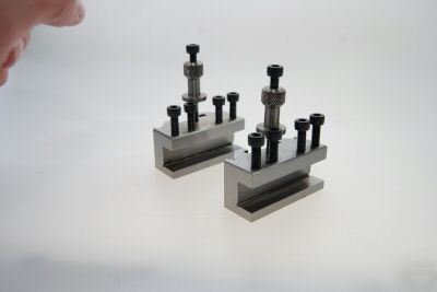 Two spare holders for myford type quickchange toolpost