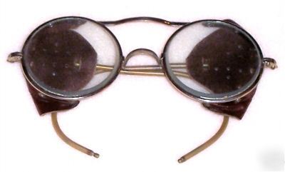 Vintage wilson welder welding aviator glasses clear vg 