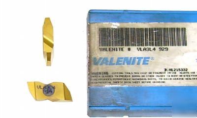 Valenite VLA3L4 v-loc coated carbide threading insert