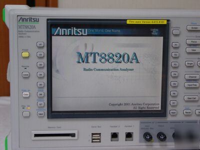 Anritsu MT8820A /01/02/03 radio communication analyzer