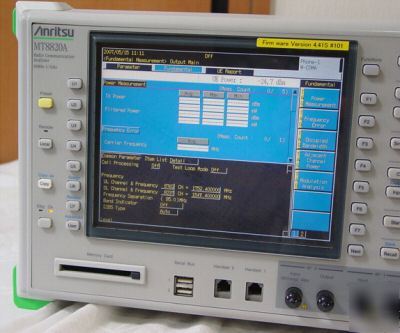 Anritsu MT8820A /01/02/03 radio communication analyzer