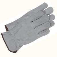Boss mfg co. boss gloves grey split leather xl 4065