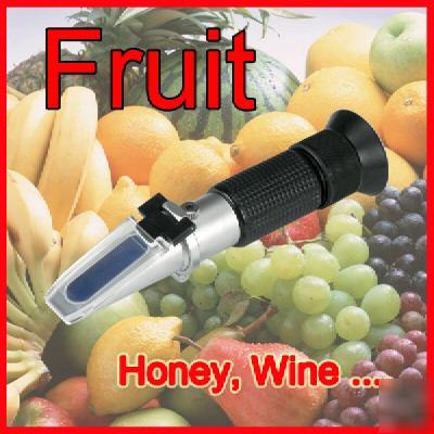 Brix refractometer atc 0-32% fruit wine + 50 pipettes