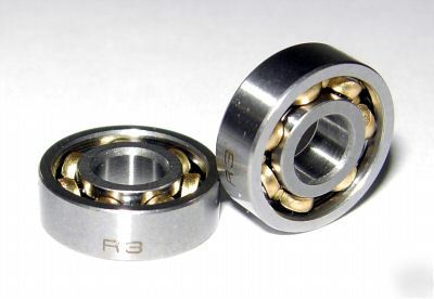 New (10) R3 open ball bearings, 3/16