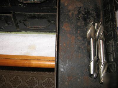 New tool box and drill bits and used