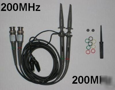 New two 200MHZ oscilloscope probes clips tektronix hp