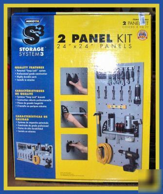 Nikotatool storage kit 8 sq' garden tools garage shop