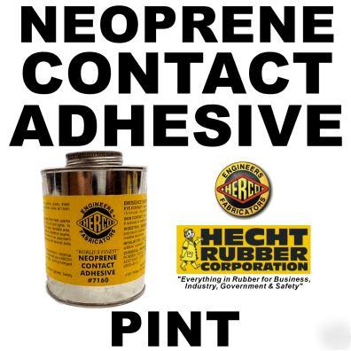 Pint neoprene rubber contact adhesive bonding glue