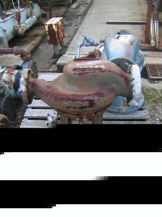 Union centrifugal vertical pump 3X4X11 576 gpm 600PSI