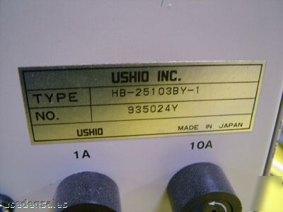 Ushio uv lamp power supply hb-25103BY-1