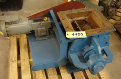 12â€ x 12â€ meyer rotary valve: carbon steel (4420)