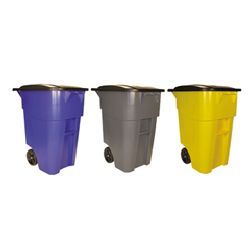 50-gallon brute rollout container-rcp 9W27 blu