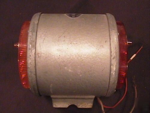 Vintage cats eye emergency signal flashing light